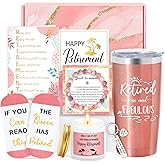 Retirement Gift for Woman 2025 Retired Gifts for Women Happy Cool Retirement Gift Basket for Women Coworker Teacher Nurse Boss Friend Mom Grandma Retirees, 20Oz Tumbler Card The Queen Has Retired Sock