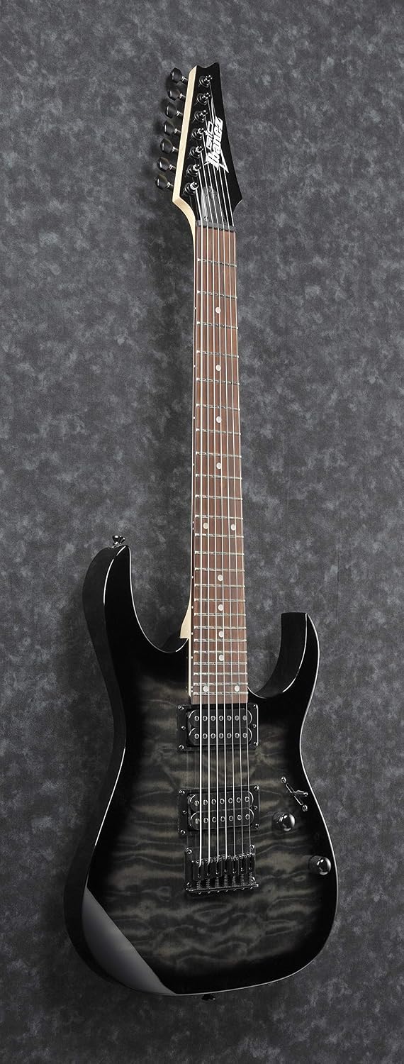 Ibanez GRG7221QA-TKS Gio (Transparent Black Sunburst) - Electric Guitar, Transparent Black Burst, Einheitsgröße - Image 5