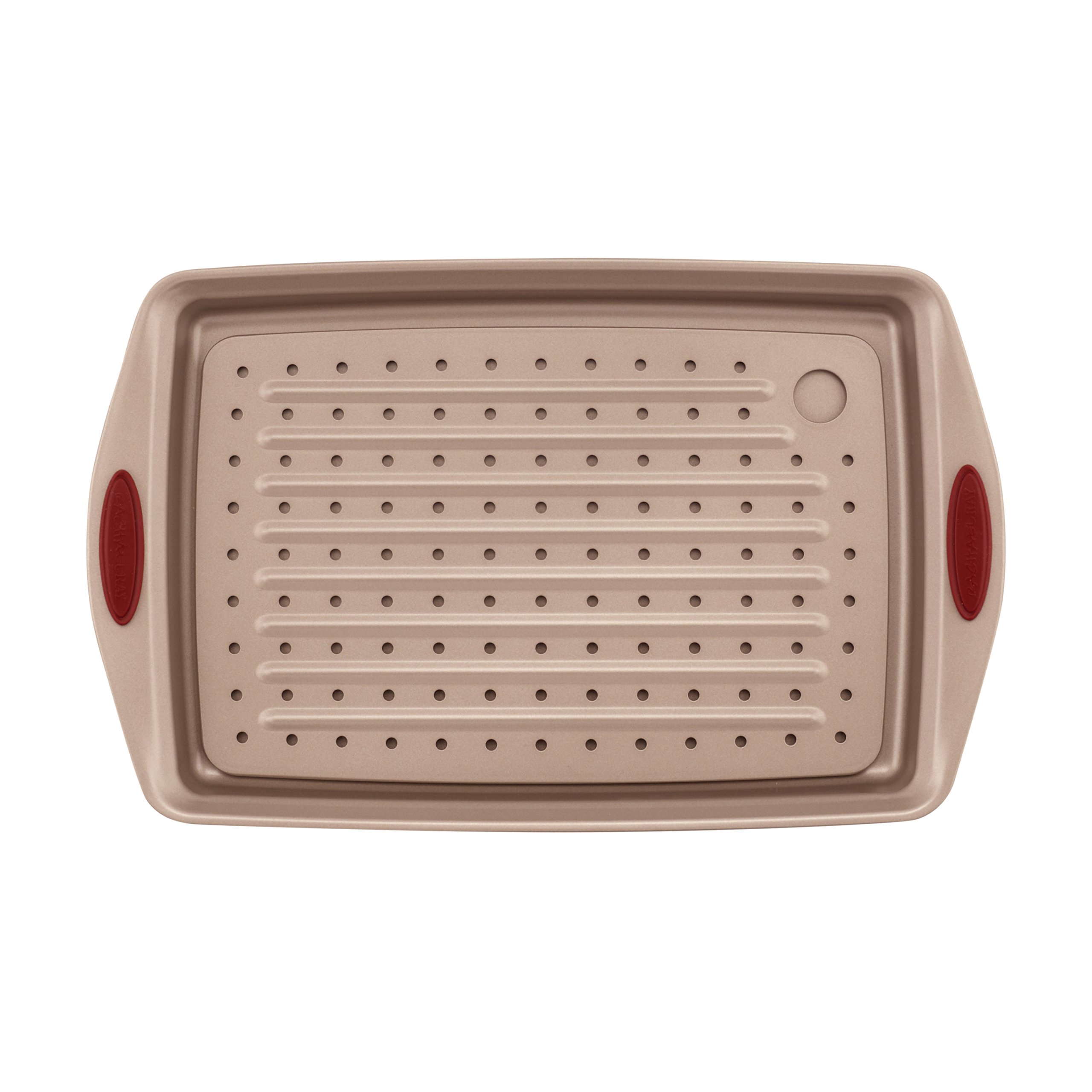 Rachael Ray Cucina Nonstick Bakeware Set with Grips, Nonstick Cookie