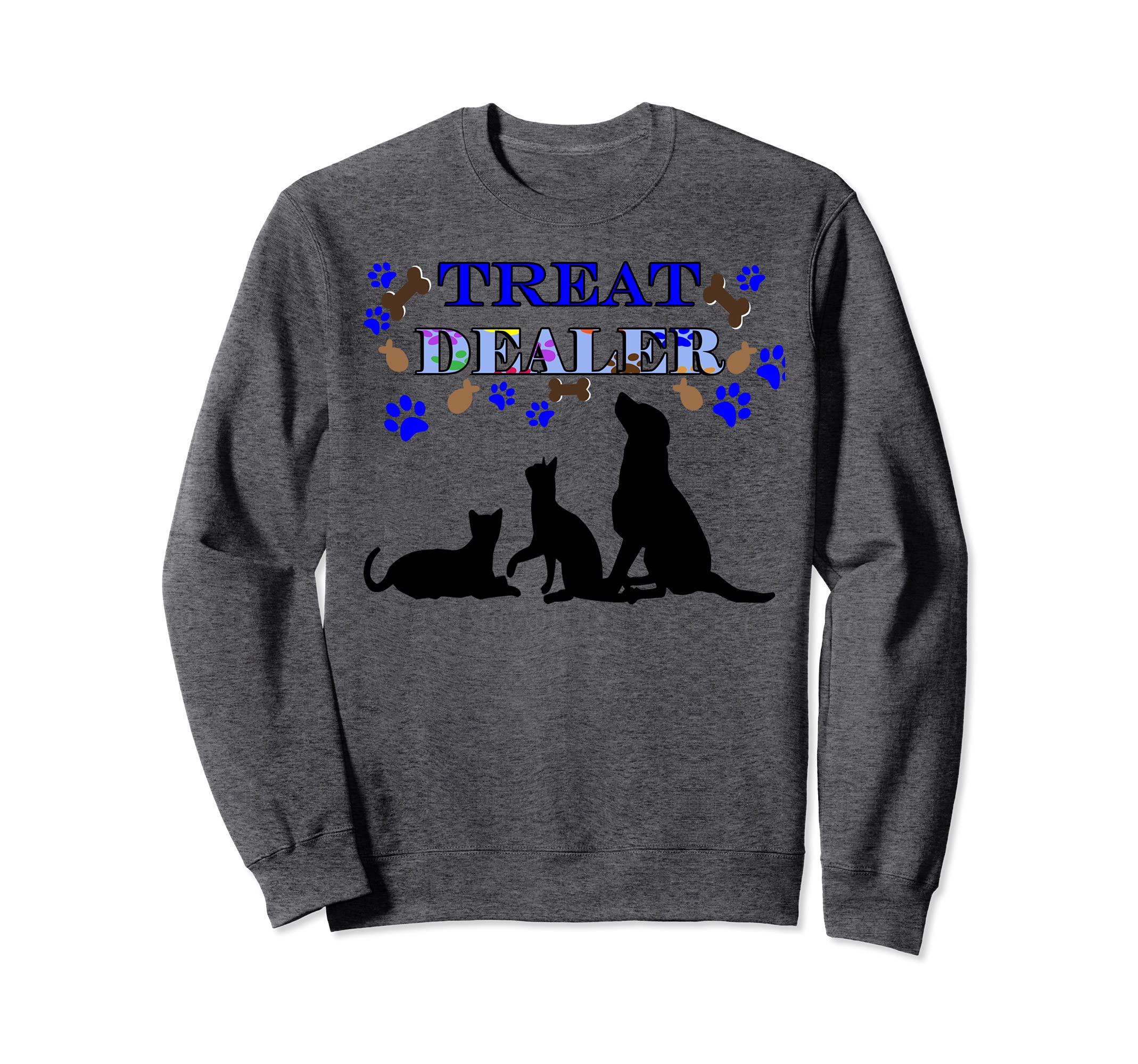 Pet Snacks Feed Me Funny Dog Mom & Dog Dad Sweatshirt