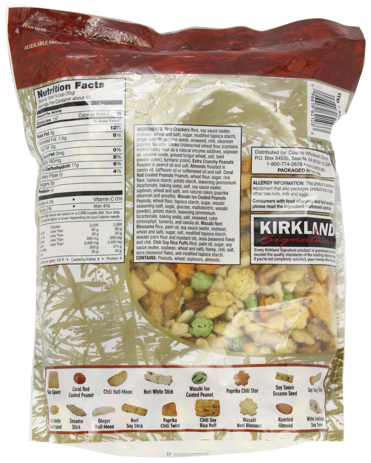 Kirkland Signature Rice Crackers, 48 Ounce Buy Online in UAE
