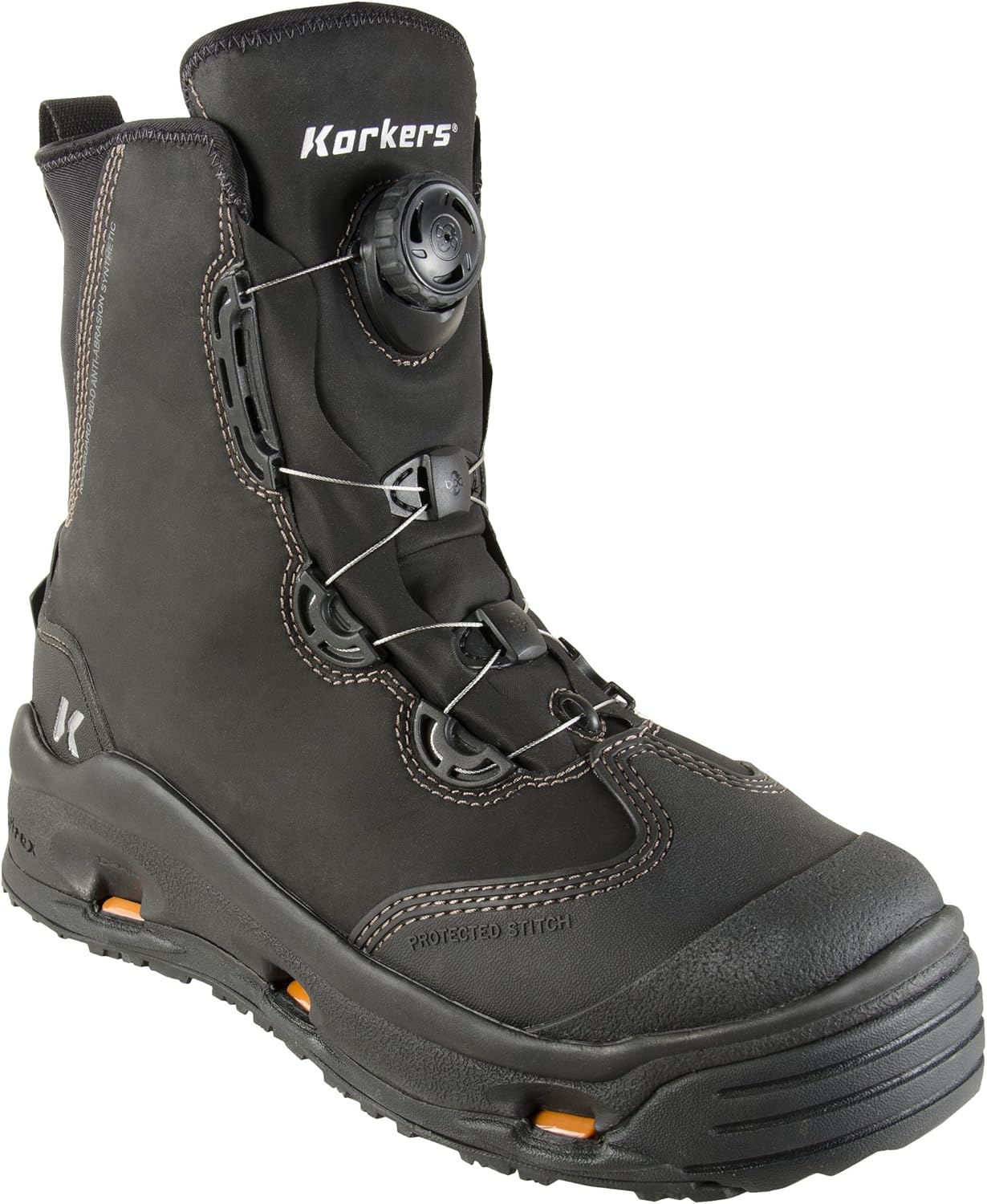 Korkers Devil's Canyon Wading Boots - Athletic and Glove-like Fit - Includes Interchangeable Kling-On & Studded Kling-On Soles : Fishing Wader Boots : Sports & Outdoors
