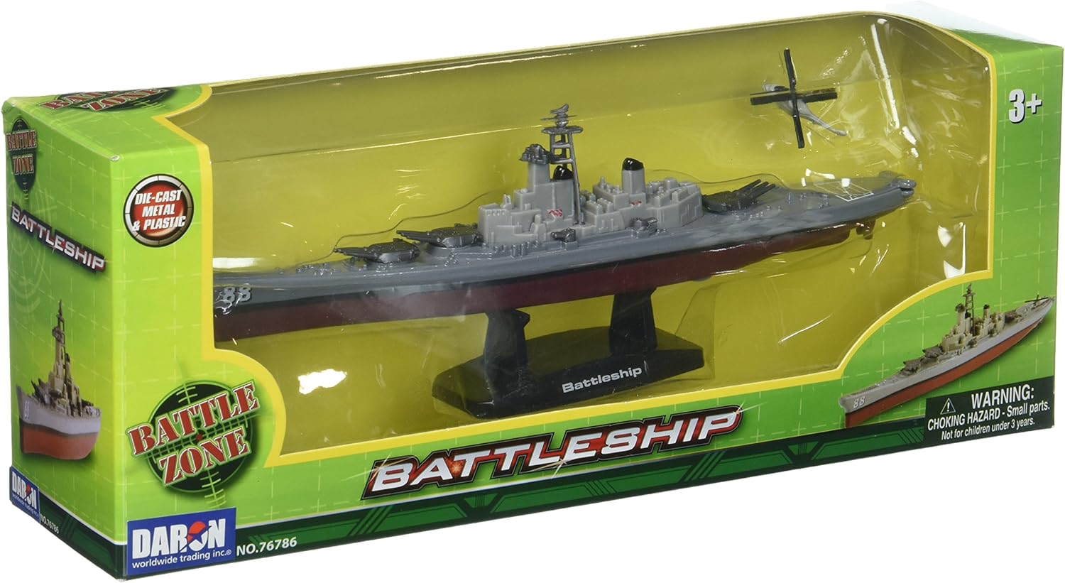 Richmond Toys 9inch Battle Zone Series DieCast Battleship Amazon.co