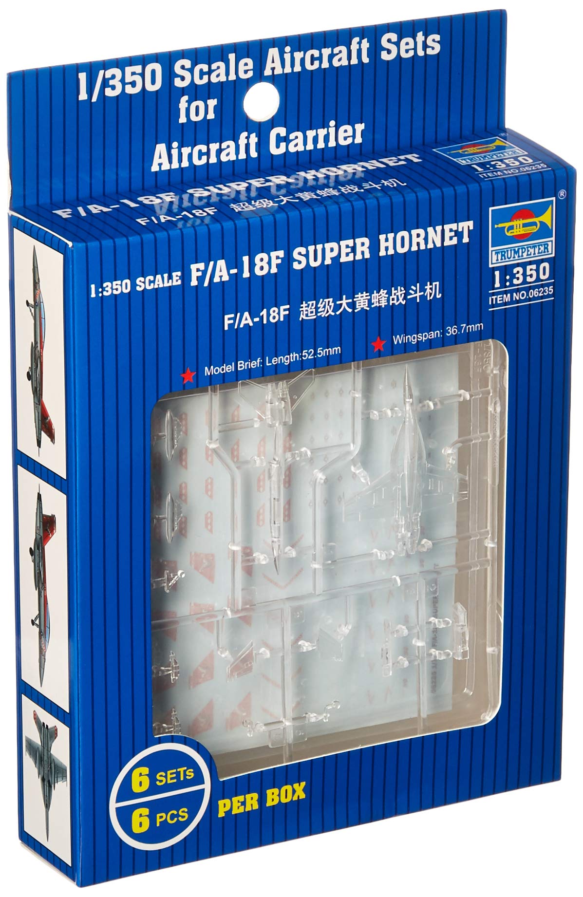 Trumpeter 1:350 - Boeing F/A-18F Super Hornet (6 pcs)