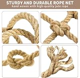 BigTree Heavy Duty Jute Rope Net 1x5m 8mm Mesh 10x10cm Safe Balcony Garden view 5