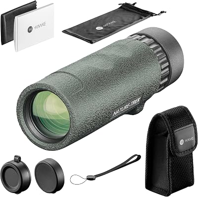 Hawke Nature-Trek 10x25 Monocular Green with Case and Accessories