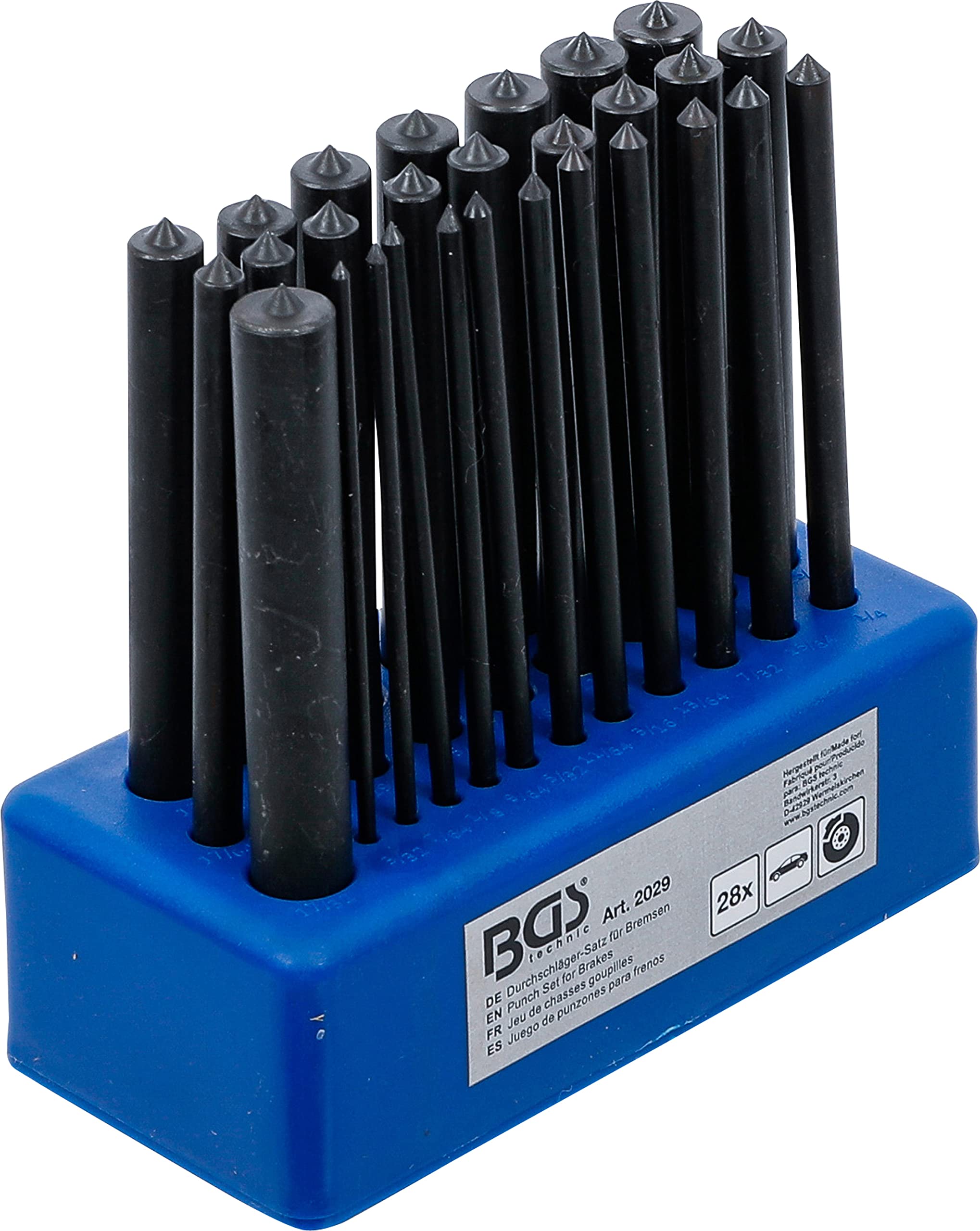 BGS 2029 | Punch Set for Brakes | 28 pcs.