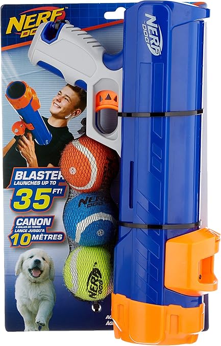 nerf dog tennis ball blaster pets at home