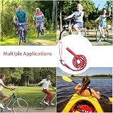 TeTupGa Bicycle Tow Rope Belt Strap for Mountain Bikes Red 1.7m-3m view 6