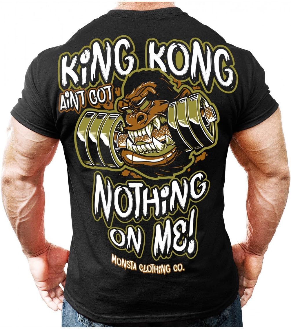 Monsta Clothing King Kong Men's Bodybuilding T Shirt