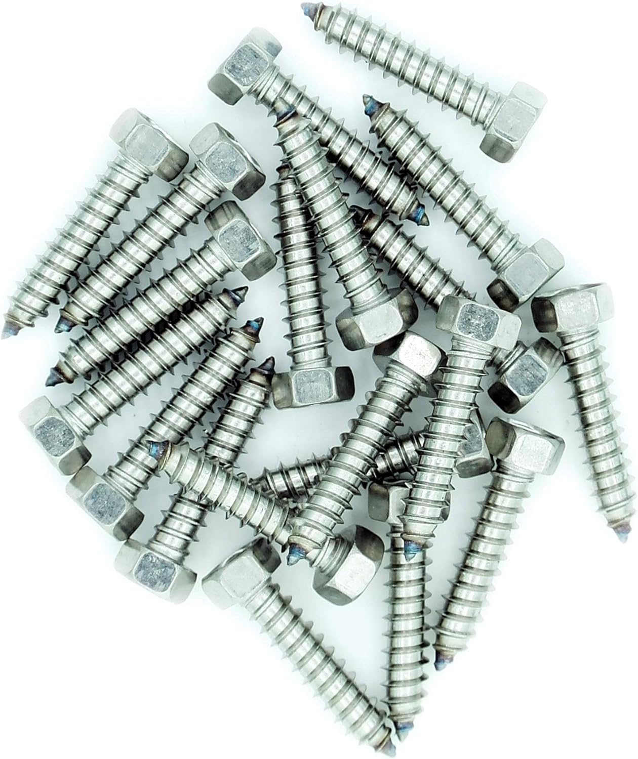 No.14 x 1.3 (6.3mm x 32mm) Hex Self-Tapping Screw - Stainless Steel (A2) (Pack of 20), 6.3x32 - A2 (20) - Image 4