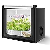 MELONFARM 24"x16"x20" Grow Tent, Double Transparent Viewing Door Indoor Grow Tent, Growing Tent with High Reflective Mylar &