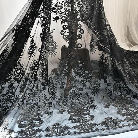 vintage black lace wedding dresses