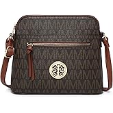 MKP COLLECTION Womens Fashion Crossbody Bag Medium Shoulder Purse with Adjustable Strap Multi Pockets for Travel Daily Use