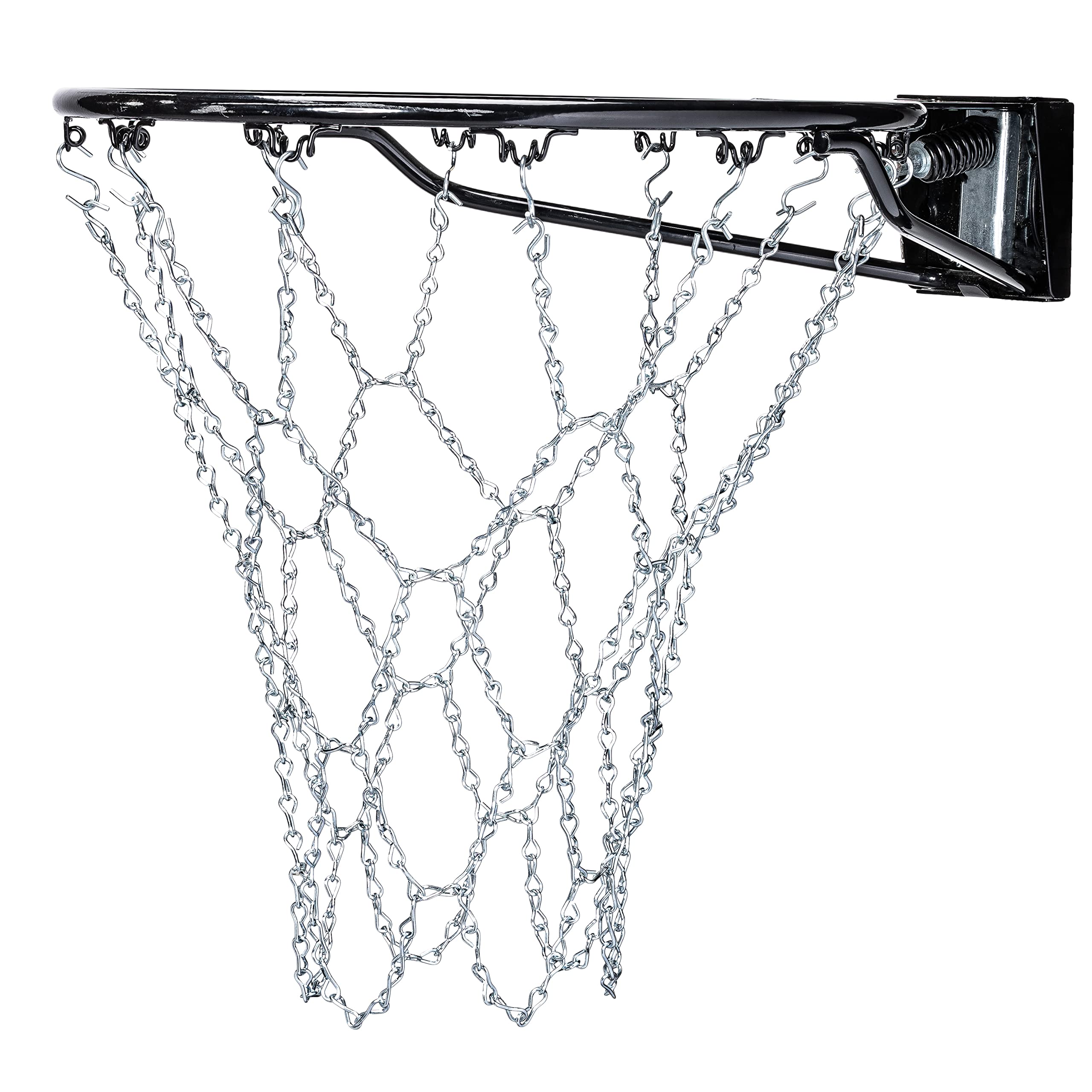 Photo 1 of Franklin Sports Basketball Net - Metal Chain Link Basketball Net - Replacement Basketball Net for Standard Hoops