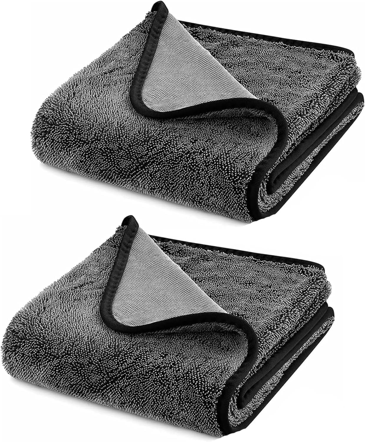 Iordan 40 x 60 cm Drying Cloth, XXL Super Shower Room Cleaning Cloth, Shower Cubicle Cloth for Removing Water in Shower and Bathroom, Say Goodbye to Streaks Stains Limescale Deposits (2 Pieces)