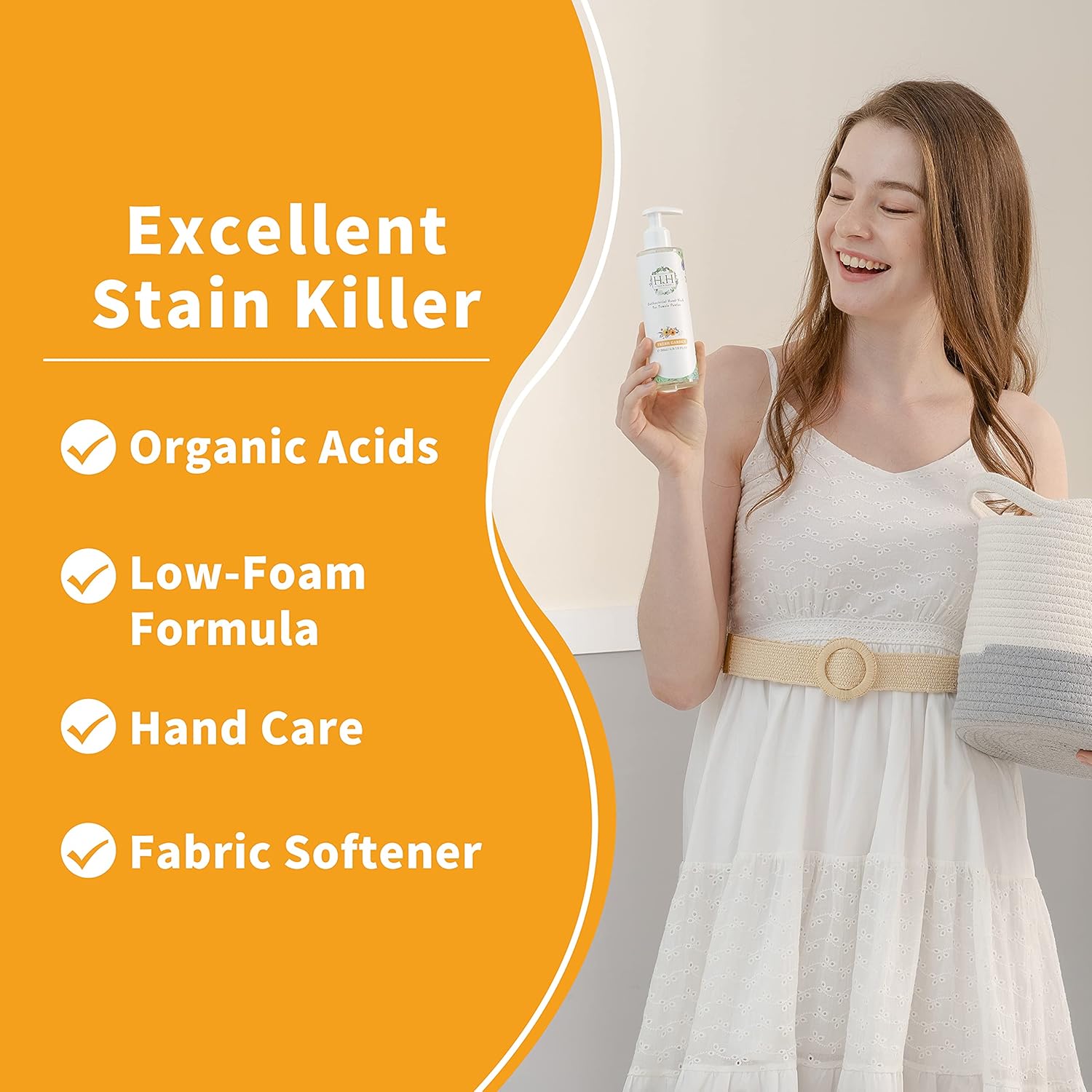 Underwear Panties Stain Remover Detergent - Natural Hand Care Scent Laundry Wash Lingerie Underwear Blood Period Sweat Discharge Clothes Rinse Liquid Washing Cleaner HH Herb&health: Health & Personal Care