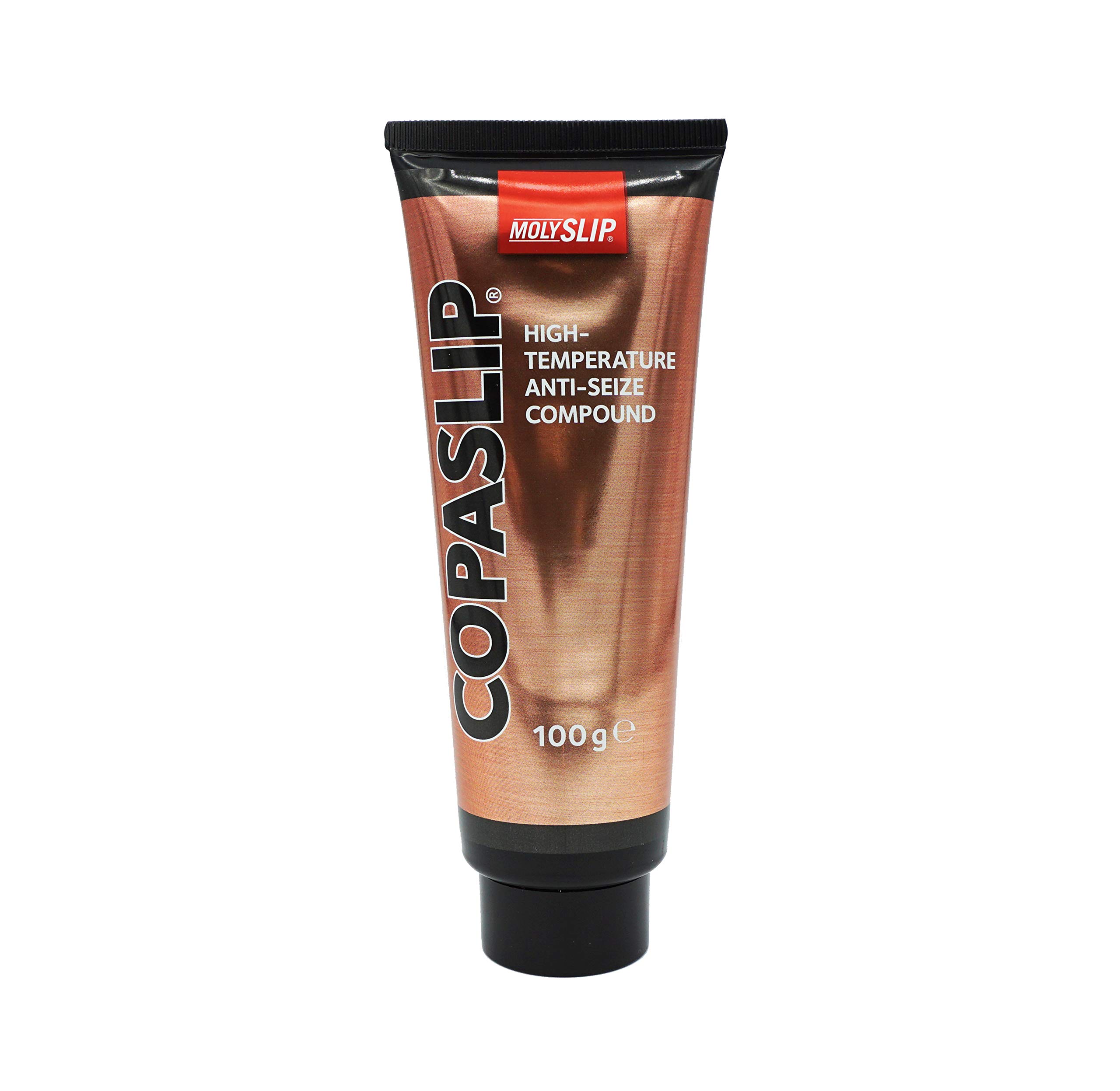 MOLYSLIP - COPASLIP | High Temperature Copper Anti-Seize Grease | Withstands Extreme Temperature (Up To 1100°C) | Protects Against Galling, Seizure Rust and Corrosion | Ideal for Cars/Vehicles | 100g