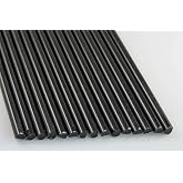 Devardi Glass Boro Rods, 1 lb, COE 33, Opaque Black Borosilicate Solid Rods