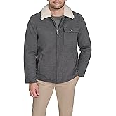Tommy Hilfiger mens Wool Blend Jacket With Sherpa Collar