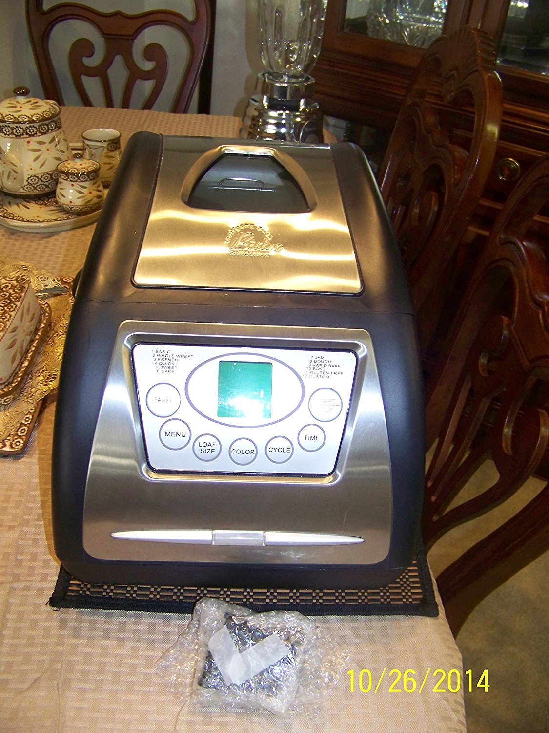 Wolfgang Puck Bread Maker Programmable BBME025