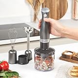 Salter Cosmos 3 in 1 Hand Blender Whisk Chop Food Processor 350W EK2827GUNMETAL view 5