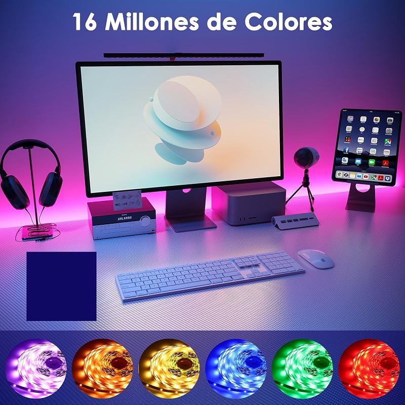 Tira LED 5m, RGB Luces LED 5m, 150 LED, LED 5m, 30 LED/Metro