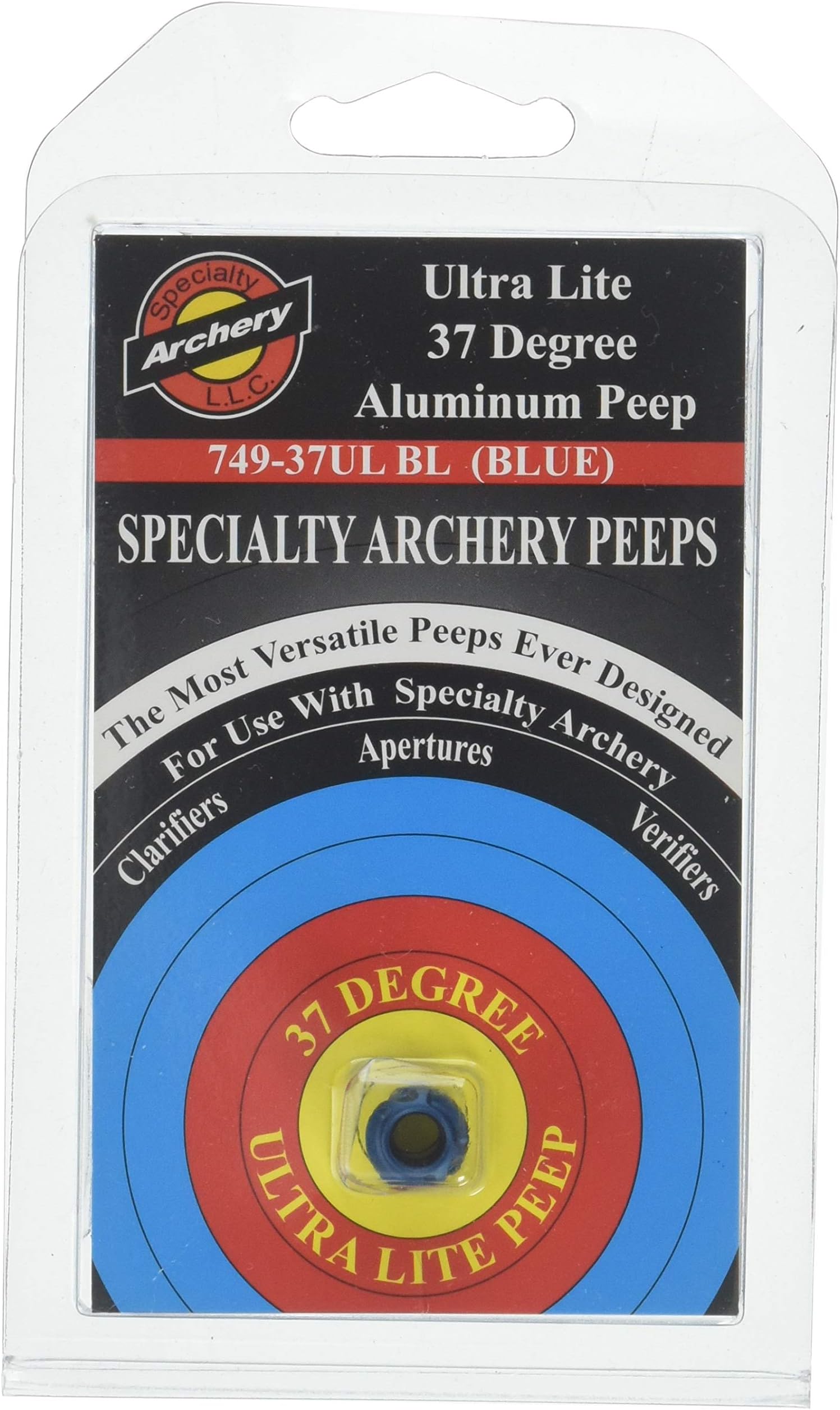 Specialty Ultra Lite 37 Degree Peep 1/8" Blue