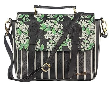 The White and Black Wonder Satchel Bag