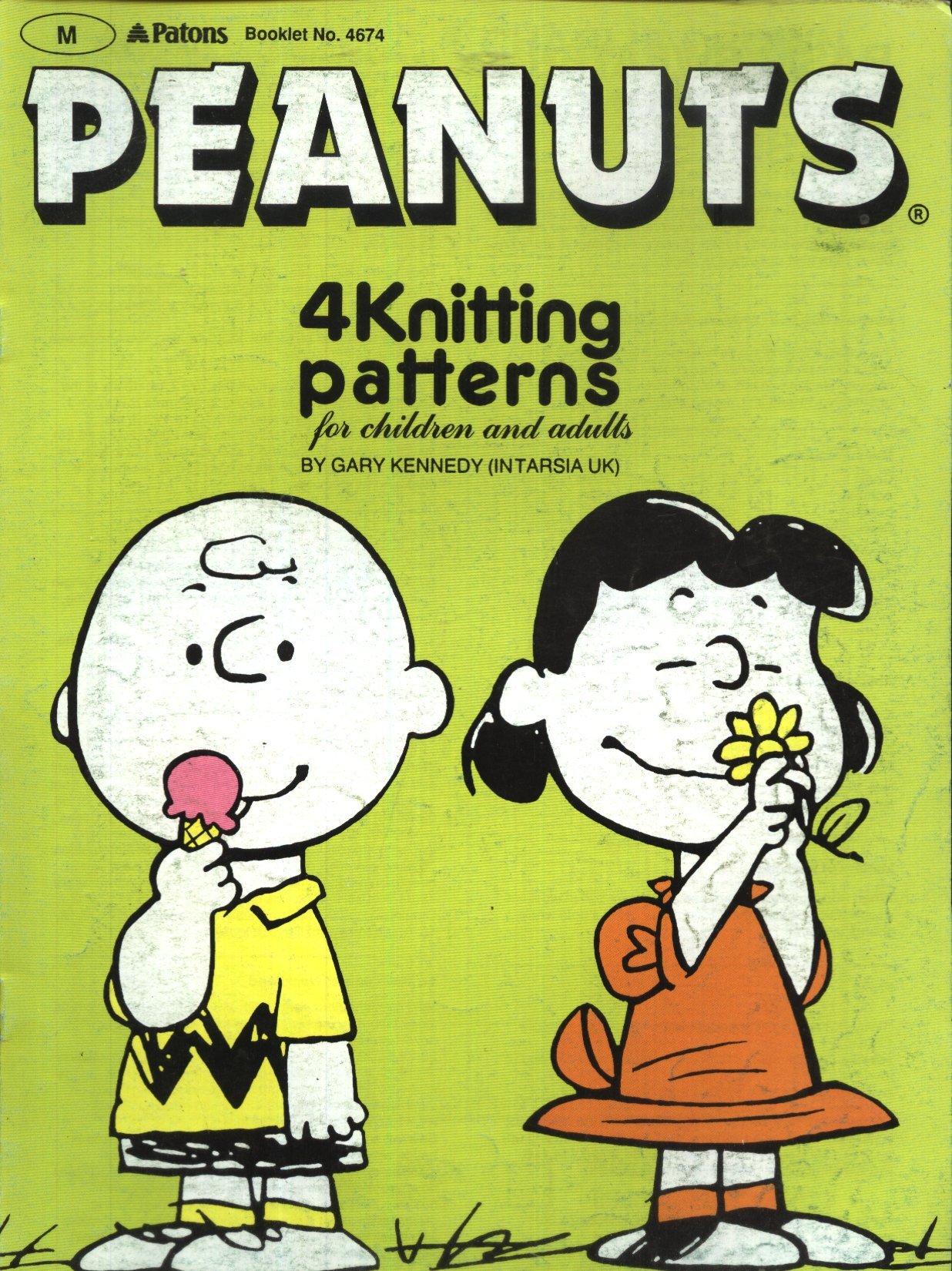 snoopy knitting