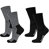 Janus Wool 2 Pack Merino Wool Socks for Women Lightweight thermal socks for women and teens Moisture-wicking winter essential