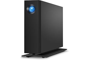 LaCie d2 Professional 10TB External Hard Drive Desktop HDD – USB-C USB 3.0 7200 RPM Enterprise Class Drives, 5 Year Warranty and Recovery Service (STHA10000800)