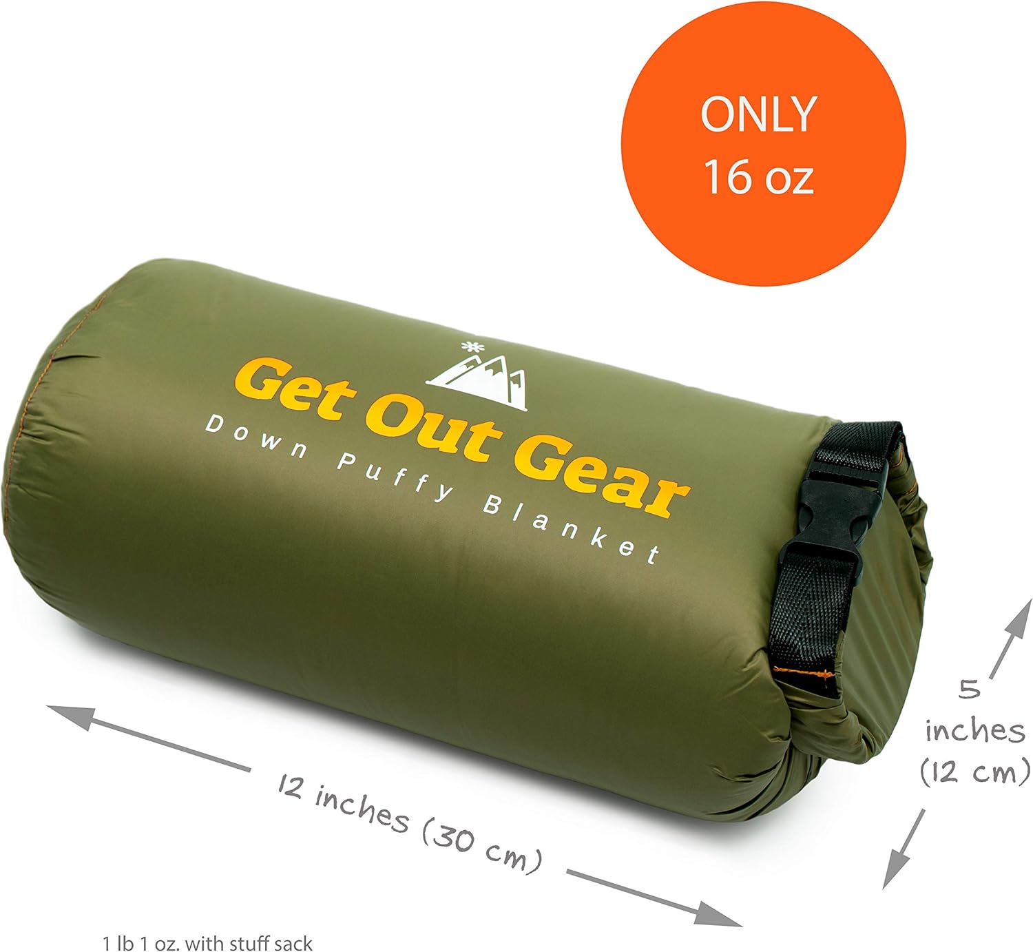 Get Out Gear Down Camping Blanket - Outdoor Lightweight Packable 650 Fill Power Down Blanket Compact Waterproof and Warm Backpacking Quilt for Camping Hiking Travel Hammock : Clothing