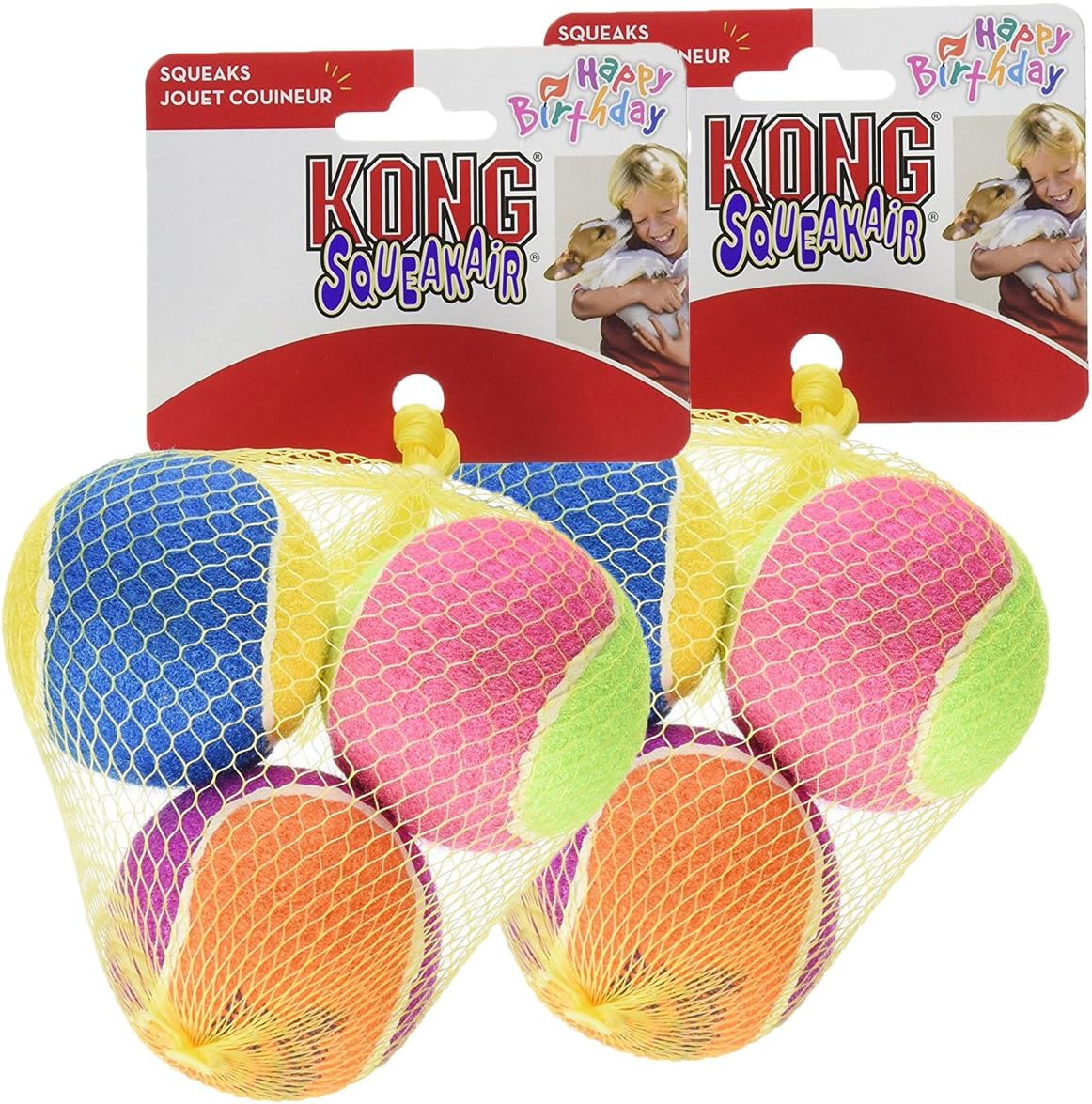 kong air squeaker tennis balls