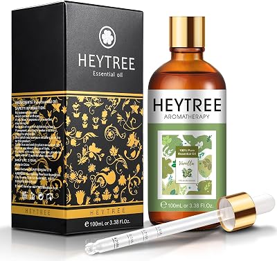 HEYTREE Vanilla Essential Oil 100ml for Soap Candles Diffuser Aromatherapy