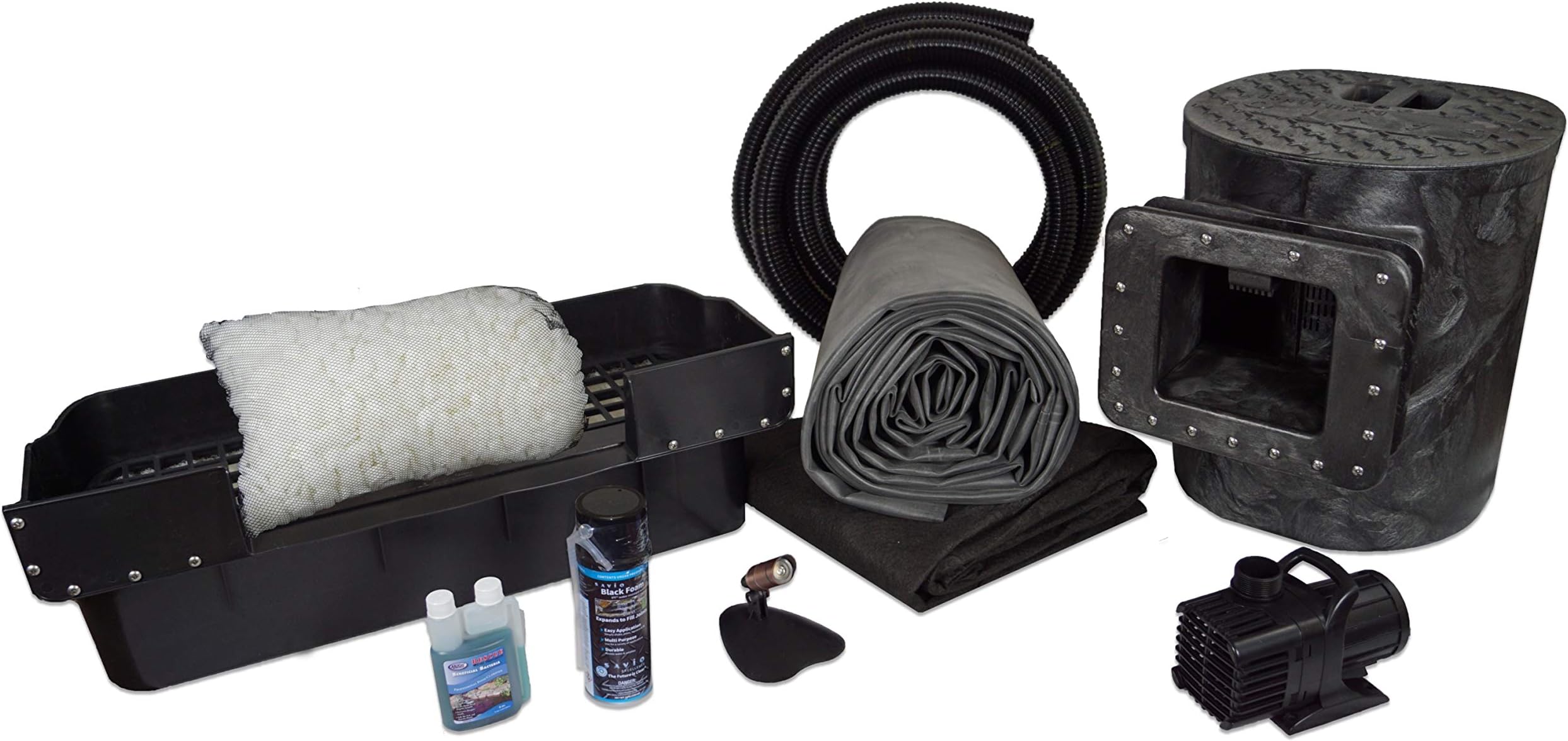 HALF OFF PONDS Savio Select 3000 Complete Water Garden and Pond Kit, with 10 x 15 Foot EPDM Rubber Liner