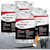 Asphalt Crack Filler, Crack Repair Sealant, Driveway Crack Sealer for Asphalt &amp; Blacktop, Fast-Drying, Weather-Resistant, Easy to Apply Pavement Repair Sealant(4 Pcs,4.4LB)