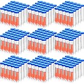 Xuhal 400 Counts 50ml Centrifuge Tubes with Screw Cap Self Standing Plastic Test Tubes with Lids Polypropylene Lab Tubes, Skirted Conical Bottom, Graduated Marks for Science Experiments Seeds Spices