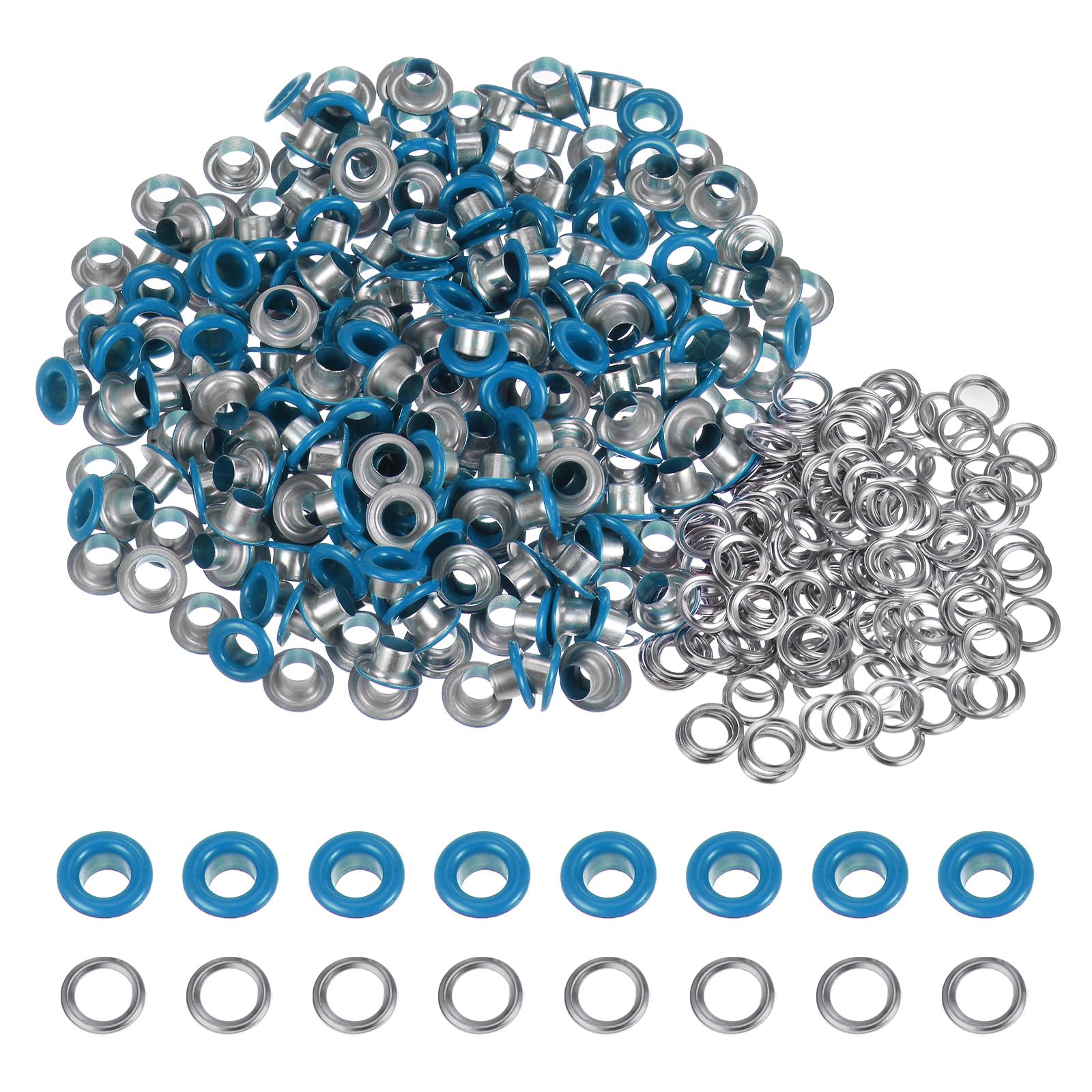 HARFINGTON 200 Set Color Round Grommets 5mm