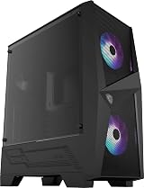 MSI MAG FORGE 100R Mid Tower Case Black 2x 120mm ARGB Fans 1x 120mm view 5