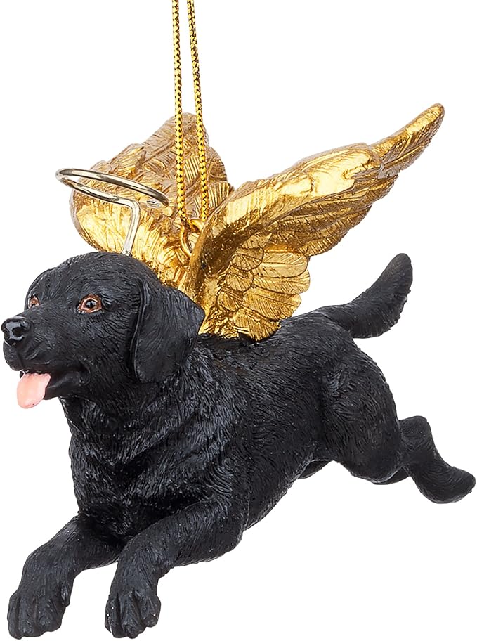 Christmas Tree Ornaments Honor The Pooch Black Labrador Retriever