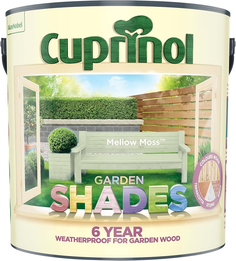Cuprinol Garden Shades Mellow Moss 2.5L Wood Paint