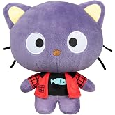 Jazwares Hello Kitty and Friends Series 2, Chococat 8-inch Punks Plush - Officially Licensed Sanrio Product from Ages 6+