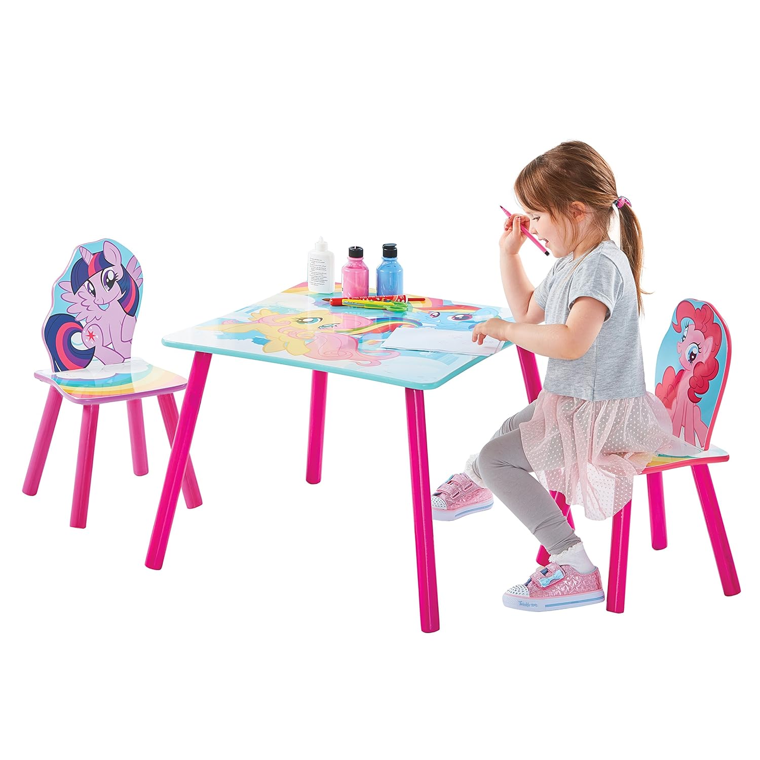 Children S Furniture Home Supplies My Little Pony Wooden Table Chairs Indoor Childrens Kids Playroom Furniture Set Kisetsu System Co Jp