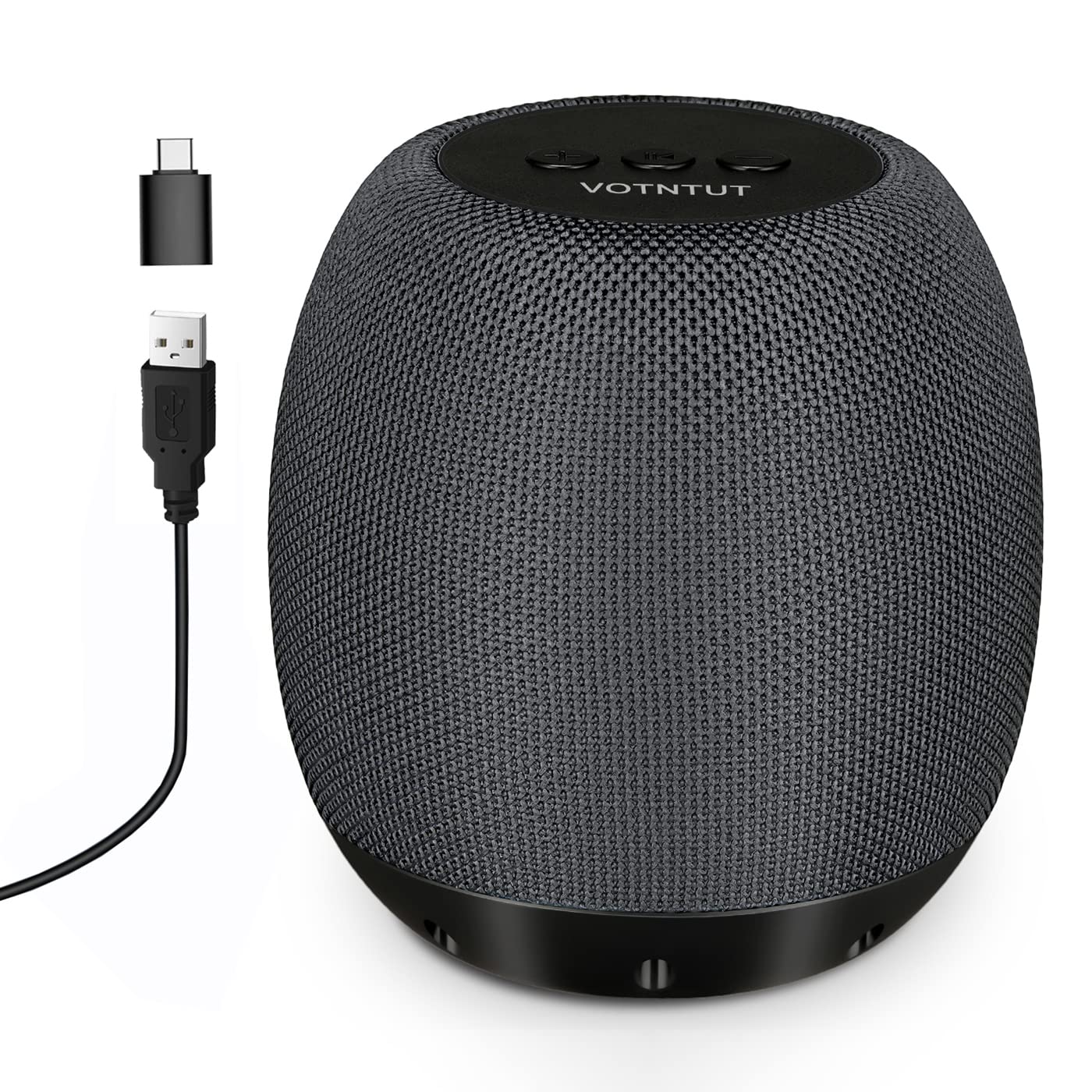 ZETIY PC Speakers, USB-Powered Desktop Computer Speakers with Powerful Stereo, Laptop Speakers with Higher Quality Sound Louder Volume & Richer Bass (Gray)