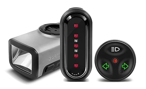 varia lights garmin watch