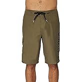 O'NEILL Men's 21 Inch Solid Boardshorts-Water Resistant Swim Trunks for Men with Quick Dry Stretch Fabric and Pockets