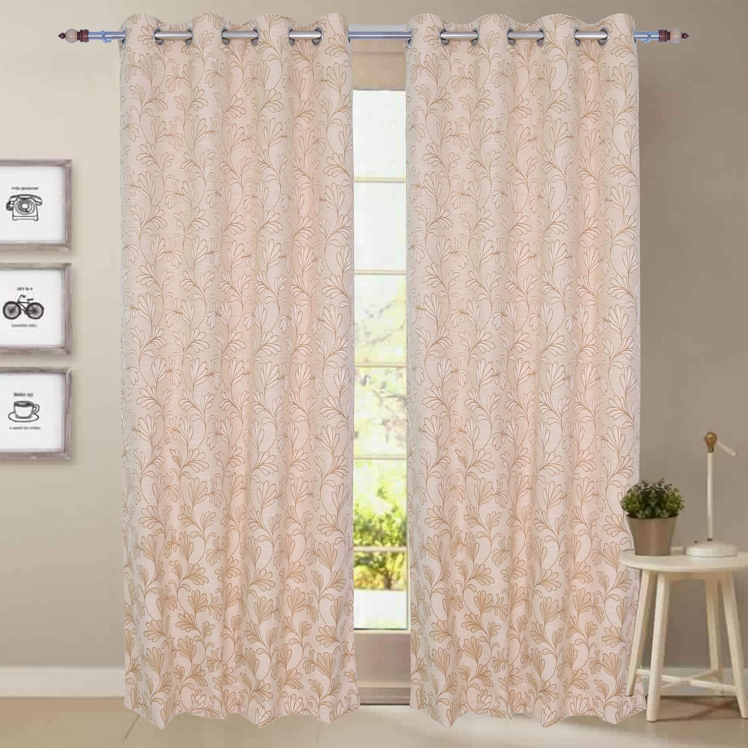 Buy Pardaonline Jacquard Floral Eyelet Single Jacquard Designer