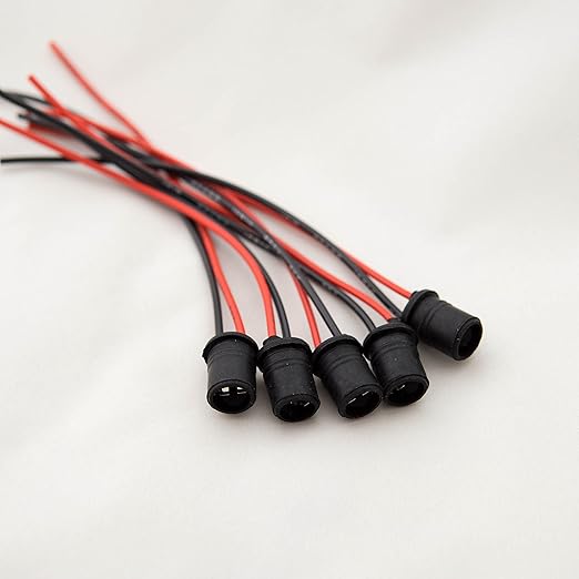 5 x T10 501 5W5 Soft Rubber Pre Wired Bulb Holder Amazon.co.uk Car