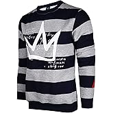 SCREENSHOT APPLIQUE F11966 Premium Fleece Streetwear Chenille EMB Crew Neck Sweatshirt - Classic Fit